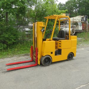4,500#A/C Propane Forklift, M#ACC45, 3 stage mast, smallest foot print "Mini Rigging Special"   Good & Cheap!!!