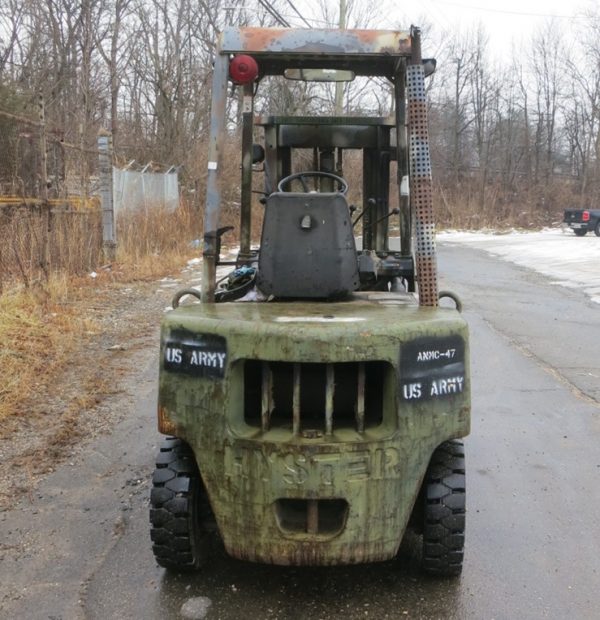 4,000 lb. Cap. Hyster M#H40XL Isuzu Diesel, NEW solid air tires, 3 Stage Mast, Side-shift, Runs Strong!! - Image 7